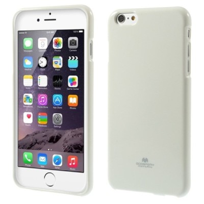 Apple iPhone 6 Plus (6s Plus) baltas Mercury kieto silikono (TPU) dėklas / Priedai.lt