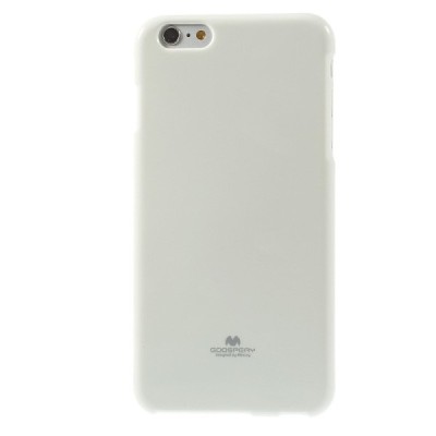 Apple iPhone 6 Plus (6s Plus) baltas Mercury kieto silikono (TPU) dėklas / Priedai.lt