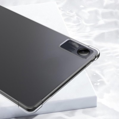 Xiaomi Redmi Pad SE 11" sustiprintos apsaugos kieto silikono TPU skaidrus dėklas - nugarėlė | Priedai.lt