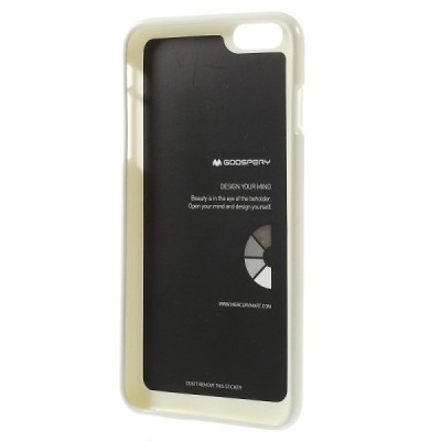 Apple iPhone 6 Plus (6s Plus) baltas Mercury kieto silikono (TPU) dėklas / Priedai.lt