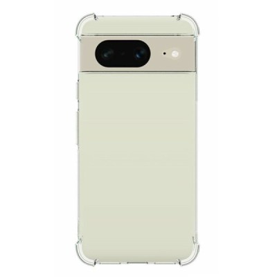 Sustiprintos apsaugos Google Pixel 8 skaidrus kieto silikono (TPU) dėklas | Priedai.lt