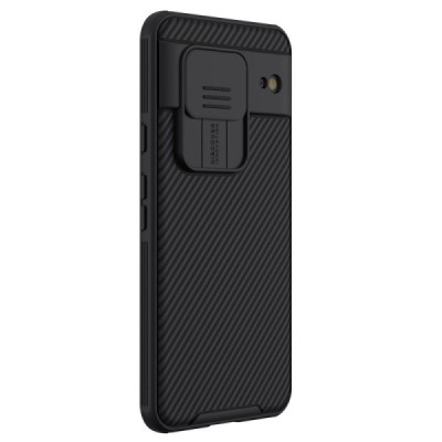 Google Pixel 8 „Nillkin“ CamShield juodas dėklas, nugarėlė su kameros apsauga | Priedai.lt