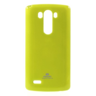 LG G3 D855 Mercury žalias kieto silikono tpu dėklas - nugarėlė / Priedai.lt