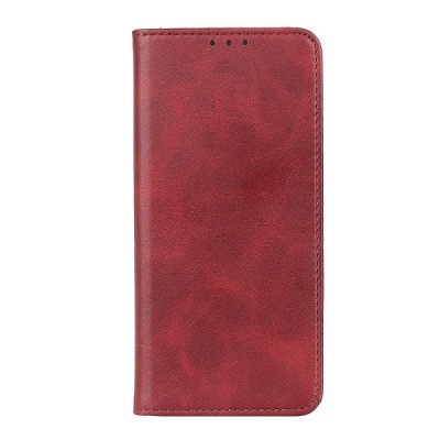 Xiaomi Redmi Note 12 Pro+ 5G „Split“ raudonas odinis atverčiamas dėklas - knygutė | Priedai.lt