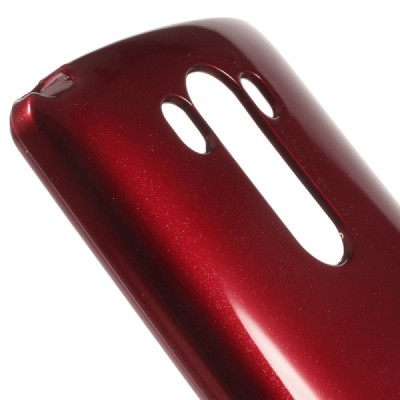 LG G3 D855 Mercury raudonas kieto silikono tpu dėklas - nugarėlė / Priedai.lt