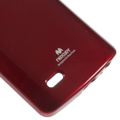 LG G3 D855 Mercury raudonas kieto silikono tpu dėklas - nugarėlė / Priedai.lt