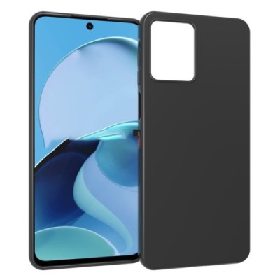 Motorola Moto G14 kieto silikono TPU juodas dėklas - nugarėlė | Priedai.lt