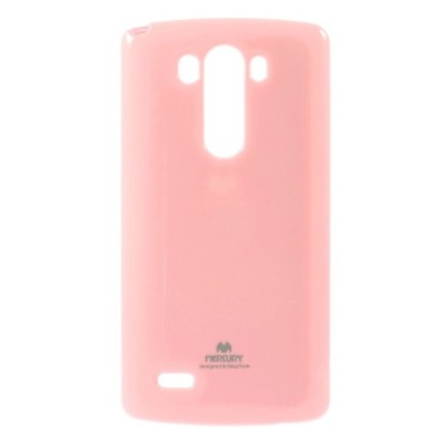 LG G3 D855 Mercury rožinis kieto silikono tpu dėklas - nugarėlė / Priedai.lt