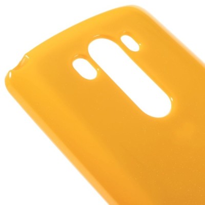 LG G3 D855 Mercury geltonas kieto silikono tpu dėklas - nugarėlė / Priedai.lt