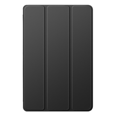 Lenovo Tab P12 12.7" solidus atverčiamas juodas odinis dėklas - knygutė (sulankstomas) | Priedai.lt
