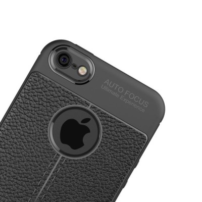 Apple iPhone SE 2016( iPhone 5, iPhone 5S) FOCUS kieto silikono TPU juodas dėklas - nugarėlė | Priedai.lt