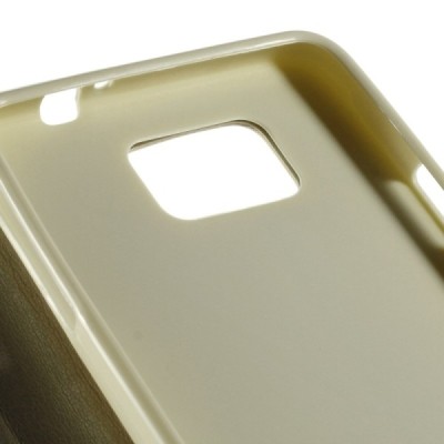 Roar Noble atverčiamas Samsung Galaxy Alpha G850 šampaninis odinis dėklas / Priedai.lt