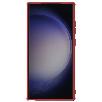 Samsung Galaxy S24 Ultra (SM-S928) „Nillkin“ Frosted Shield Pro raudonas dėklas - nugarėlė | Priedai.lt