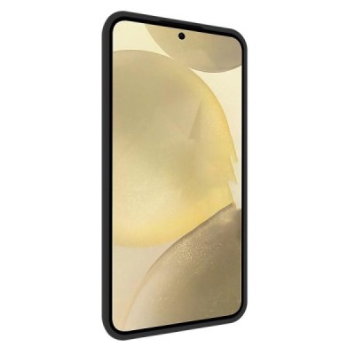 Samsung Galaxy S24 (SM-S921) kieto silikono TPU juodas dėklas - nugarėlė | Priedai.lt