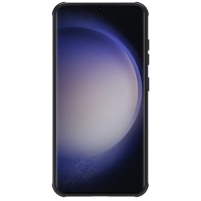 Samsung Galaxy S24 (SM-S921) „Nillkin“ CamShield Pro Magnetic juodas dėklas, nugarėlė su kameros apsauga | Priedai.lt