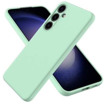 Samsung Galaxy S24 (SM-S921) Shell kieto silikono (TPU) dėklas žalias - nugarėlė | Priedai.lt