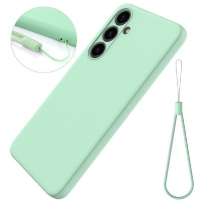Samsung Galaxy S24 (SM-S921) Shell kieto silikono (TPU) dėklas žalias - nugarėlė | Priedai.lt