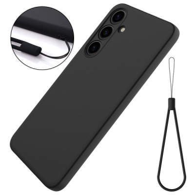 Samsung Galaxy S24+ (SM-S926) Shell kieto silikono (TPU) dėklas juodas - nugarėlė | Priedai.lt