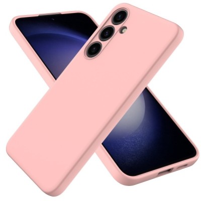 Samsung Galaxy S24+ (SM-S926) Shell kieto silikono (TPU) dėklas rožinis - nugarėlė | Priedai.lt